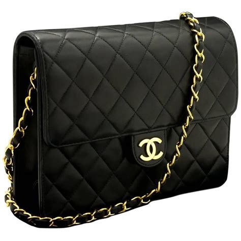 chanel black clutch bag|chanel clutch with chain price.